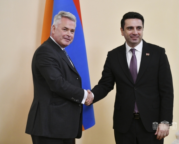 Ալեն Սիմոնյանը և ՄԹ խորհրդարանի ՄԹ-Հայաստան բարեկամական խմբի ղեկավարը մտքեր են փոխանակել տարածաշրջանի կայունության եւ անվտանգային հարցերի շուրջ