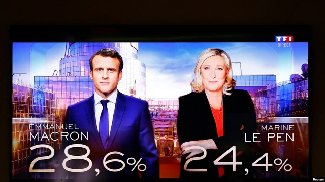 Ֆրանսիայի նախագահական ընտրություններում Էմանուել Մակրոնը և Մարին Լը Պենն անցել են երկրորդ փուլ․ «Ազատություն»