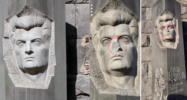 Լեոնիդ Ազգալդյանի հուշարձանը վնասած անձը ձերբակալվել է