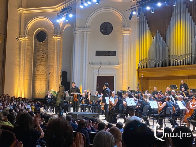 Ghalamyan'ın GRAMMY öğrencisi yine Sabah Ermenistan'da konser verdi