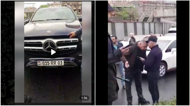 Ցուցարարին գլխով հարվածած տղամարդը Խաչատուր Սուքիասյանի թիկնազորի՞ց է. խոսնակը հերքում է