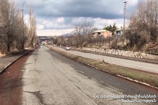 Ծիծեռնակաբերդի խճուղին երկկողմանի փակ է
