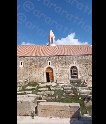 Ադրբեջանցիները պղծել են օկուպացված Տող գյուղի հայկական եկեղեցին՝ պոկելով գմբեթի խաչը