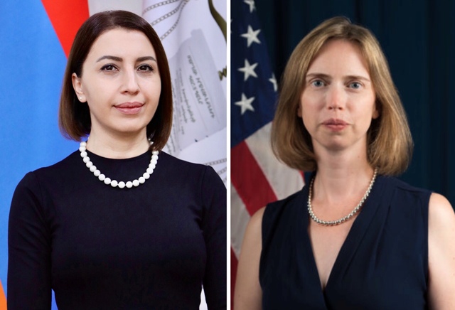 Քրիստիննե Գրիգորյանը ԱՄՆ պետքարտուղարի փոխտեղակալին ներկայացրել է մարդու իրավունքների պաշտպանության իրավիճակը Հայաստանում