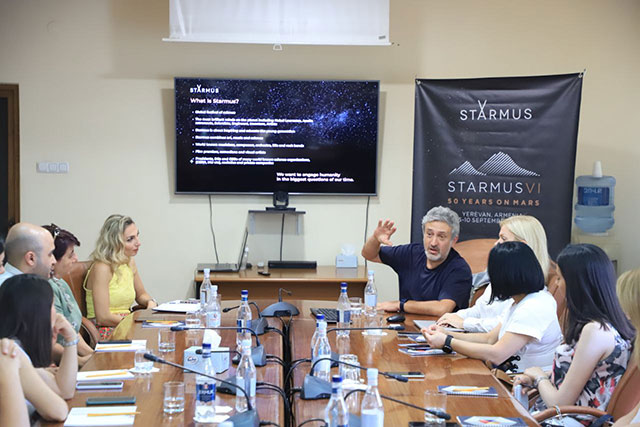 Սիսիան Պօղոսեանը հանդիպել է Հայաստանում անցկացվելիք միջազգային STARMUS VI փառատոնի կազմակերպիչների հետ