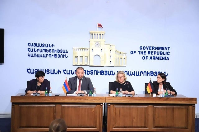 Քննարկվել են Հայաստանի ու Գերմանիայի տնտեսական համագործակցության նոր ձևաչափերը