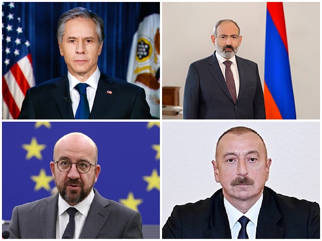 ԱՄՆ եւ ԵՄ բարձրաստիճան պաշտոնյաները զրուցել են Հայաստանի եւ Ադրբեջանի ղեկավարների հետ