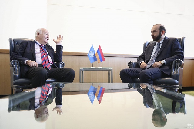 Արարատ Միրզոյանը հանդիպում է ունեցել ՄԱԿ-ի Գլխավոր քարտուղարի տեղակալի հետ