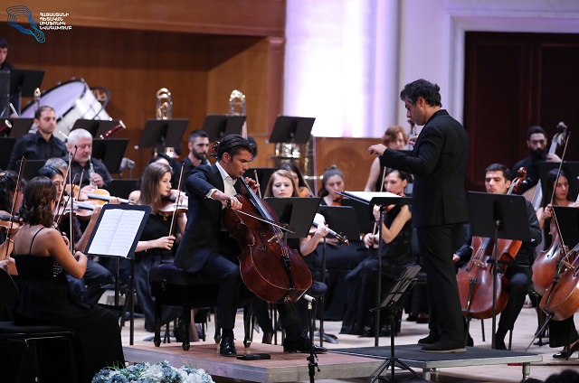 Հայաստանի պետական սիմֆոնիկ նվագախմբի հետ ելույթ է ունեցել համաշխարհային հռչակ վայելող թավջութակահար Գոթյե Կապյուսոնը