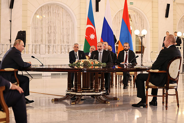 Պուտինն օգտակար է գնահատել Հայաստանի և Ադրբեջանի ղեկավարների հետ հանդիպումը