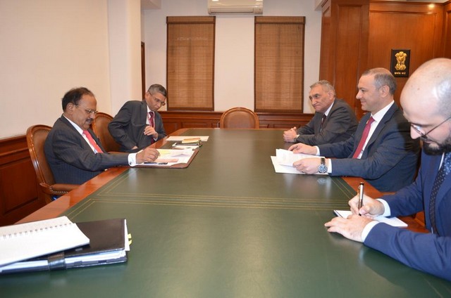 Արմեն Գրիգորյանը հանդիպել է Հնդկաստանի վարչապետի Ազգային անվտանգության խորհրդականի հետ