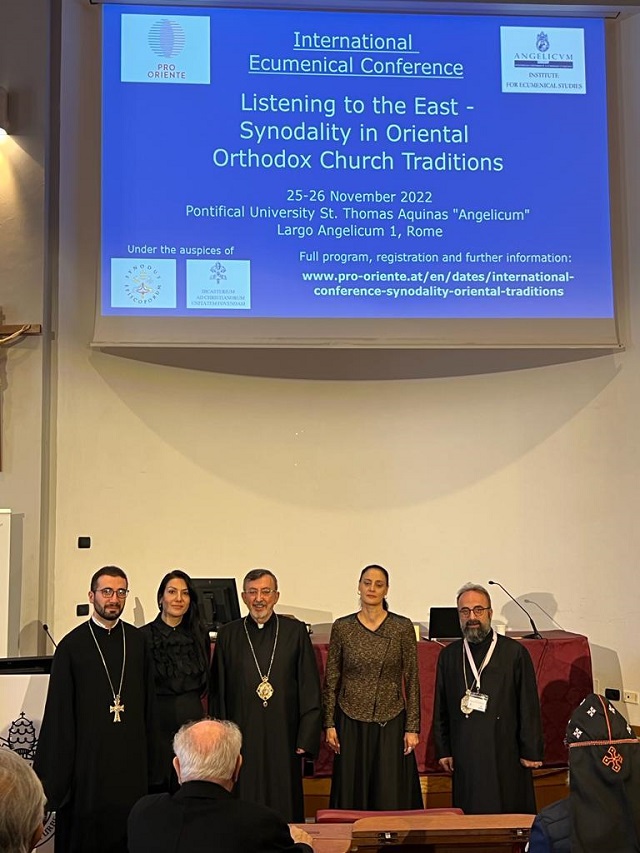 Հայ Եկեղեցու պատվիրակությունը մասնակցեց Հռոմի միջազգային միջեկեղեցական գիտաժողովին