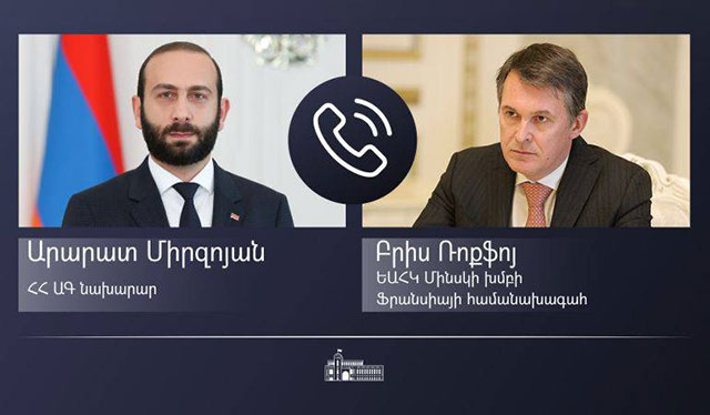 Միրզոյանը ԵԱՀԿ ՄԽ-ի Ֆրանսիայի համանախագահի հետ հեռախոսազրույցում կարևորել է Լեռնային Ղարաբաղ և Լաչինի միջանցք փաստահավաք առաքելություն գործուղումը