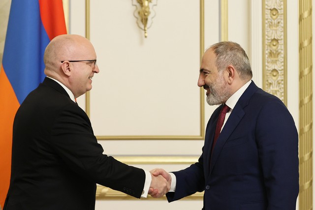 Փաշինյանը և Ռիքերը քննարկել են ԼՂ հիմնախնդրին, այդ թվում՝ Ստեփանակերտի և Բաքվի միջև քննարկումների միջազգային մեխանիզմի ձևավորմանը վերաբերող հարցեր