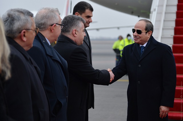 Եգիպտոսի նախագահը երկօրյա պաշտոնական այցով ժամանել է Հայաստան