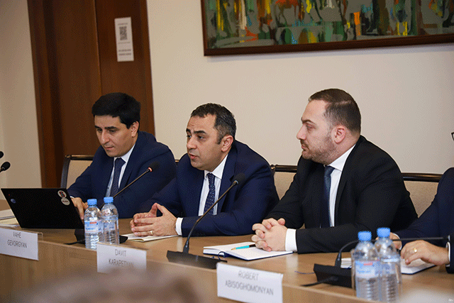 Վահե Գևորգյանն ու Եղիշե Կիրակոսյանը հանդիպել են ՀՀ-ում հավատարմագրված դիվանագիտական ներկայացուցչությունների ղեկավարների և միջազգային կառույցների ներկայացուցիչների հետ