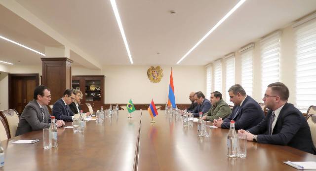 Պապիկյանը և Բրազիլիայի դեսպանը քննարկել են պաշտպանության բնագավառում համագործակցության հնարավորություններին առնչվող հարցեր