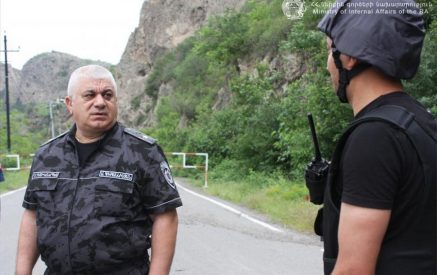 Արամ Հովհաննիսյանը և ոստիկանության զորքերի հրամանատարը այցելել են Սյունիք