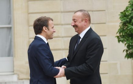 Ալիևը Ֆրանսիային մեղադրել է «Ղարաբաղի անջատողականներին» պաշտպանելու մեջ