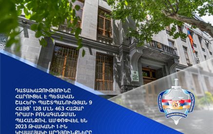 Ավելի քան 128 մլն դրամի բռնագանձման պահանջով պետական շահերի պաշտպանության 9 հայց է հարուցվել
