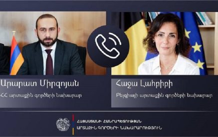 Արարատ Միրզոյանը Բելգիայի ԱԳ նախարարի հետ հեռախոսազրույցում շեշտել է, որ համանման հումանիտար բարդ իրավիճակները միայն մեկ երկրի խնդիրը լինել չեն կարող