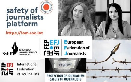 Եվրոպայի խորհրդի «Լրագրողների անվտանգության հարթակի» առաջին կարգի ահազանգը՝  Փաշինյանի ասուլիսից հետո լրագրողների դեմ ոտնձգությունների մասին