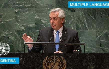 ՄԱԿ ԳԱ իր ելույթում Արգենտինայի նախագահն անդրադարձել է արցախյան հարցին