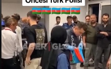Թուրք ոստիկանը պարգևատրվել է Թուրքիա-Հայաստան խաղին Ադրբեջանի դրոշը հարգելու համար