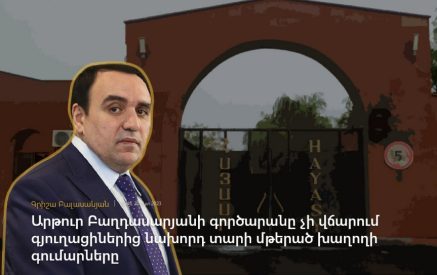 «Ամեն անգամ մեզ խաբել են». Արթուր Բաղդասարյանի գործարանը չի վճարում գյուղացիներից նախորդ տարի մթերած խաղողի գումարները. «Հետք»