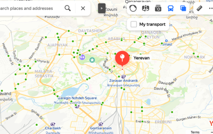 Երևանյան 65 երթուղիներից 13-ի շարժն արդեն հասանելի է «Յանդեքս» և «Յանդեքս ԳՈ» քարտեզներում