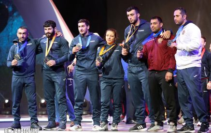 Հայաստանի հավաքականները Սամբոյի աշխարհի առաջնությունում ընդհանուր առմամբ 10 մեդալ են նվաճել
