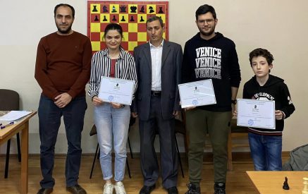 Շախմատային խնդիրների և էտյուդների լուծման Հայաստանի 10-րդ առաջնությունում մրցանակային տեղերը զբաղեցնողները