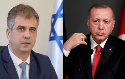 Իսրայելի արտգործնախարար․«Մեր դեսպանը Թուրքիա չի վերադառնա, քանի դեռ Թուրքիայի նախագահը Էրդողանն է»