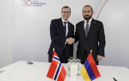 Հայաստանի և Նորվեգիայի ԱԳ նախարարներն անդրադարձել են Հարավային Կովկասում վերջին զարգացումներին և առկա միտումներին