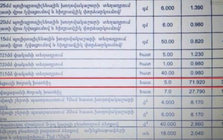 Արմավիրի դպրոցի մարզադահլիճի ցնցուղ-ծորակ խառնիչն արժեցել է մոտ 72 000 դրամ. Արթուր Չախոյան