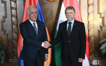 Հանրապետության նախագահը հանդիպել է Հունգարիայի Ազգային ժողովի նախագահի հետ