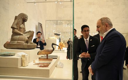 Նիկոլ Փաշինյանն այցելել է Եգիպտական քաղաքակրթության ազգային թանգարան