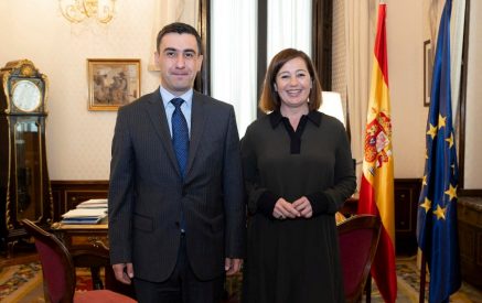 Դեսպան Ավետիսյանը Իսպանիայի Պատգամավորների Կոնգրեսի նախագահին է ներկայացրել «Խաղաղության խաչմերուկ» նախագիծը