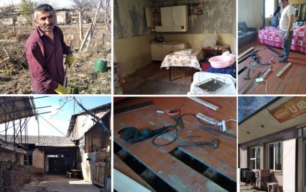 Բռնատեղահանված արցախցին Հայաստանի գյուղում