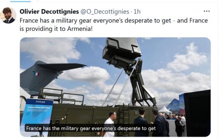 Ֆրանսիան ունի ռազմական տեխնիկա, որը բոլորն ուզում են ձեռք բերել, և այն տրամադրում է Հայաստանին. դեսպան Դըկոտինյի
