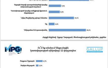 Ինչ ճանապարհով կարելի է հեռացնել Փաշինյանին. Gallup International-ի հարցման արդյունքները