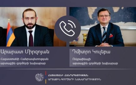 Միրզոյանը և Ուկրաինայի արտգործնախարարը քննարկել են երկկողմ հարաբերությունների օրակարգին և քաղաքական երկխոսությանն առնչվող հարցեր