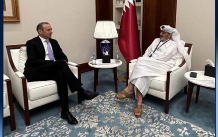 Արմեն Գրիգորյանը և Կատարի Էմիրի ազգային անվտանգության հարցերով խորհրդականը ընդգծել են նաև անվտանգության ոլորտում հետագա համագործակցության կարևորությունը