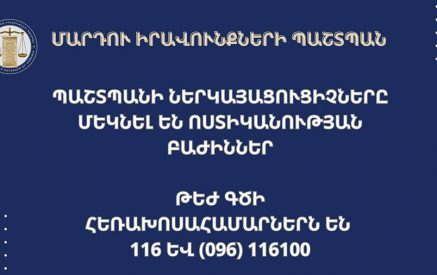 Պաշտպանի ներկայացուցիչները մեկնել են Ոստիկանության բաժիններ