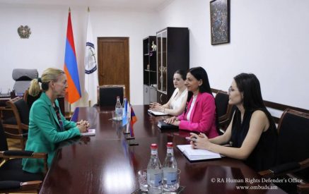 Մանասյանը ՀՀ-ում ՄԱԿ-ի մշտական համակարգողին ներկայացրել է մեր երկրում մարդու իրավունքների պաշտպանության ոլորտում առկա մարտահրավերները
