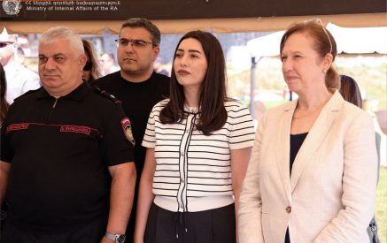 ԱՄՆ դեսպանը և ՆԳ նախարարի տեղակալները հետևել են Ջրային պարեկների ցուցադրական հնարքներին