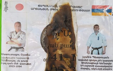 «Սկսել են այրել ու ոչնչացնել մեր պլակատները»․ ահազանգ Արցախի կիոկուշին կարատեի ֆեդերացիայի նախագահից