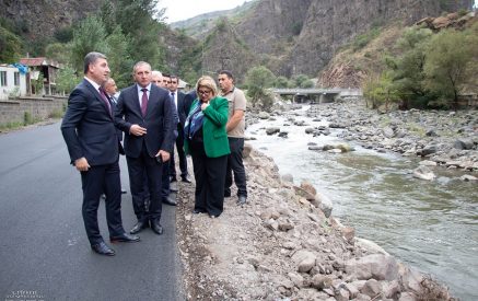 Լոռու մարզում դիտարկվել է մի շարք ճանապարհահատվածների կառուցման ընթացքը