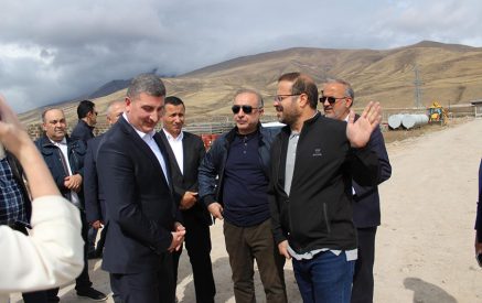 Գնել Սանոսյանն ու Մեհդի Սոհբանին Սյունիքի մարզում այցելել են «Նորավան» ենթակայան