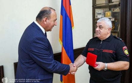 ՀՀ-ում Վրաստանի ՆԳ նախարարության կցորդ Կամո Գալուստյանը պարգևատրվել է մեդալով